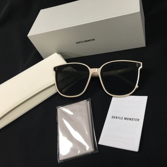 New Gentle Monster Flatba “My Ma” Cream Sunglasses main image 9